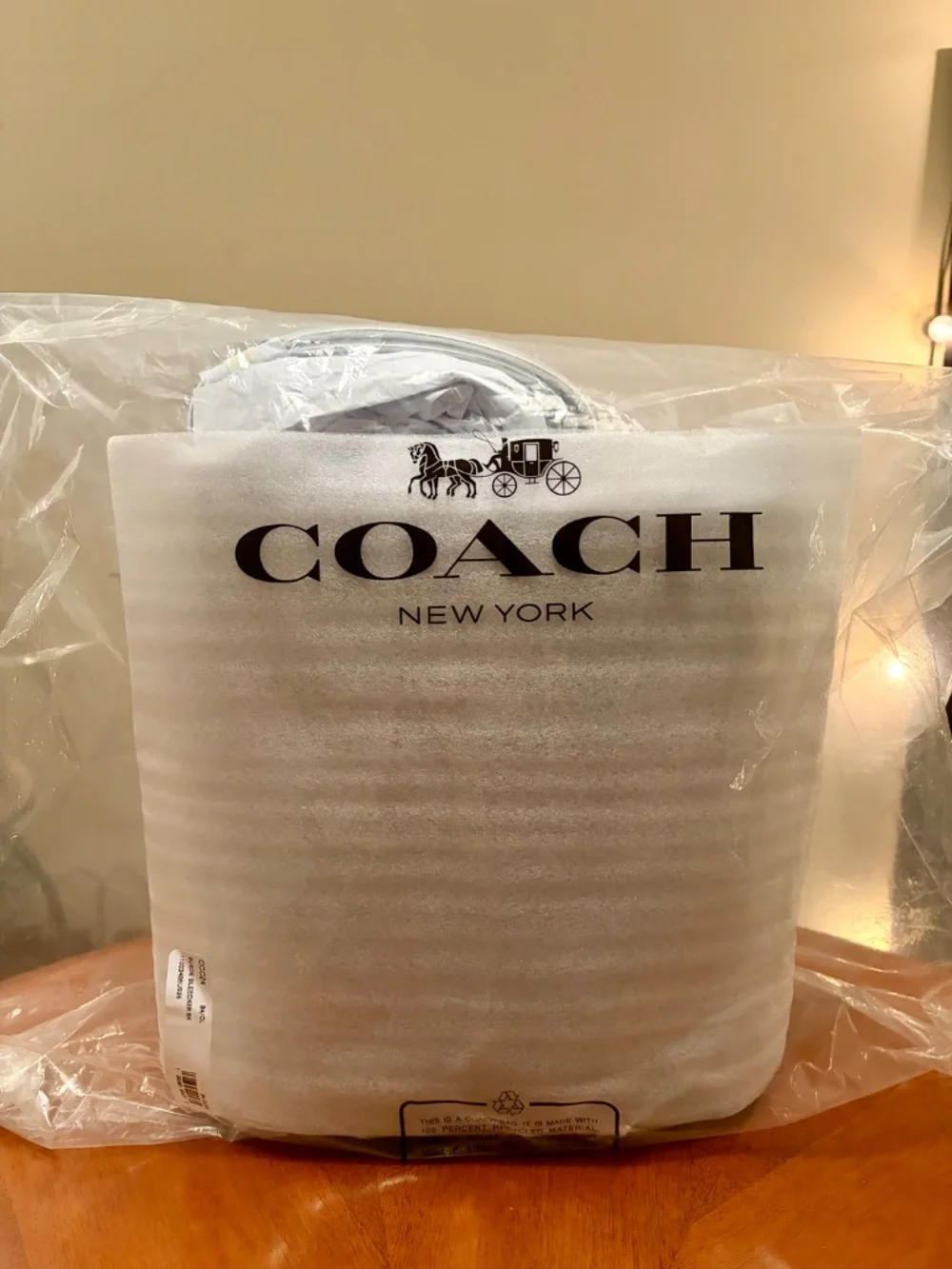 COACH Bleecker Bucket Handbag - Olive Suede - Factory Wrapped - NWT